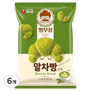 빵부장 말차빵, 6개, 55g