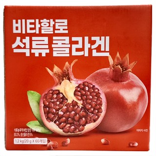 VITAHALO 石榴膠原蛋白果凍條, 1盒, 1.2kg