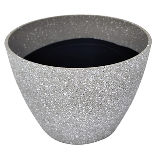 盞樂空間 仿水泥盆, 淺灰色, 1個