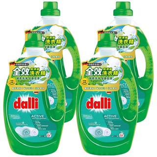 dalli 達麗 全效超濃縮洗衣精，酵素洗淨 全面去漬, 3.65L, 4瓶