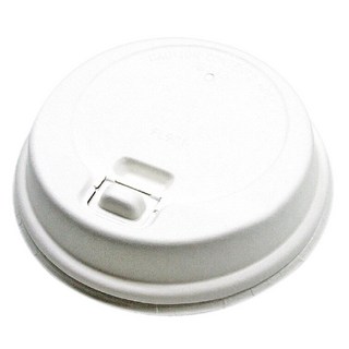 CLEAN 克林 全植物纖維推扣式杯蓋 90mm口徑 50個/包, 白色, 1組