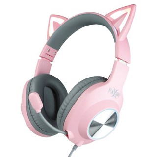 FOXXRAY 狐鐳 閃喵響狐 電競耳機麥克風, FXR-BAL-62, 粉色