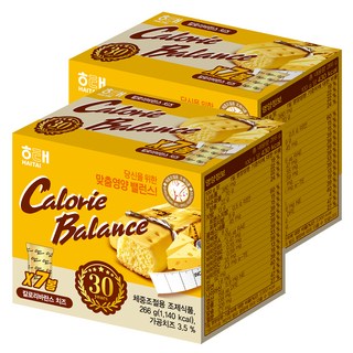 해태제과 칼로리 바란스 치즈 7p, 266g, 2개