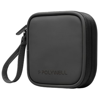 POLYWELL 寶利威爾 迷你隨身收納包, PW15-T65-0329, 黑色, 1個