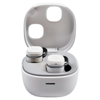 audio-technica 鐵三角 真無線耳機 原廠保固, ATH-SQ1TW2-WH, 白色