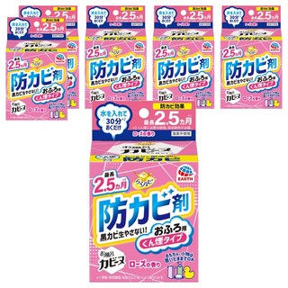 EARTH 地球製藥 衛浴防霉芳香煙霧劑 玫瑰香, 170g, 6盒