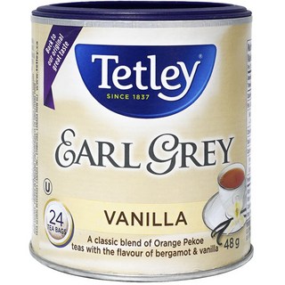 Tetley 泰特利 香草風味伯爵紅茶茶包, 2g, 24入, 1個