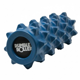 RUMBLE ROLLER 短版標準滾筒 深層按摩 高密度材質, 藍色, 1個