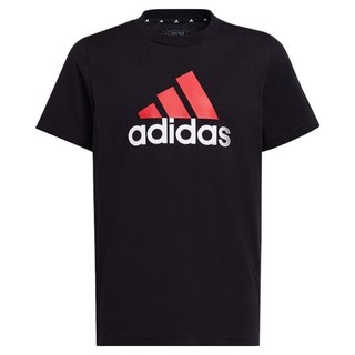 adidas 兒童款 Essential 雙色大Logo棉質 U BL 2 TEE T恤 HR6369