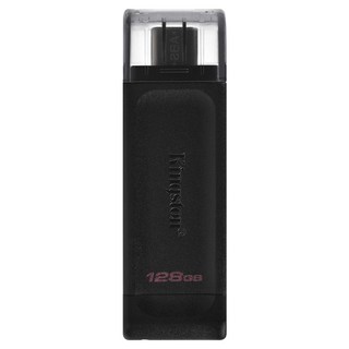 Kingston 金士頓 Type-C隨身碟 DT70，USB 3.2 Gen 1高速傳輸，128GB, 1個