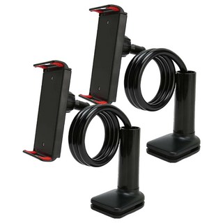 懶人手機架 升級款 手機/平板通用 360°旋轉 角度可調, 單一商品, 黑色, 2個