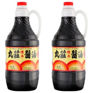 丸莊醬油 陳年醬油 為豆麥釀造 口味甘醇 不含防腐劑, 1.6L, 2瓶