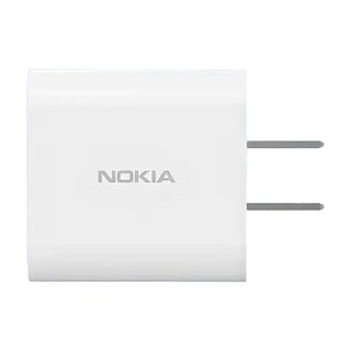 NOKIA 17W USB 雙孔 2.4A快充充電器 E6310, 白色, 1個