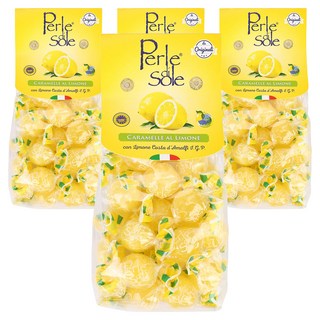 페를레디솔레 레몬 캔디, 200g, 4개