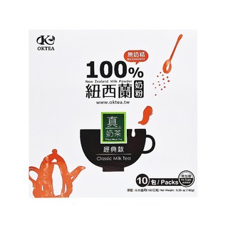 歐可茶葉 英式真奶茶 經典款 無加糖二合一, 18g, 10包, 1盒