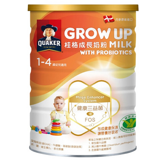QUAKER 桂格 成長奶粉健康三益菌配方 1~4歲, 1.5kg, 1罐