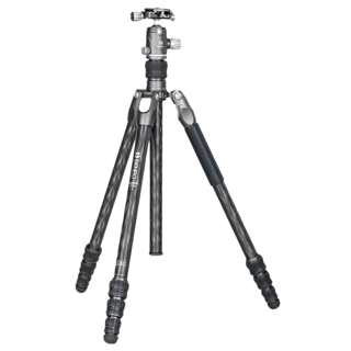BENRO 百諾 犀牛系列碳纖維三腳架套組 單腳可拆 反折收納 165.5cm全展高度 16kg承重, FRHN14CVX20, 1組