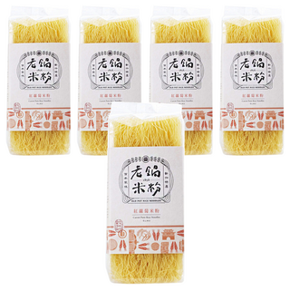 老鍋米粉 純米紅蘿蔔米粉, 無麩質，無人工香料，無人工色素，無人工甜味劑, 200g, 5袋