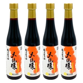 臺中市農會 大純釀極品黃豆醬油, 400ml, 4瓶