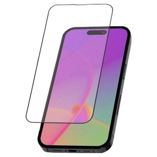 amuok 艾默克 iPhone 15 霧面滿版玻璃貼 9H鋼化玻璃保護貼, 1個
