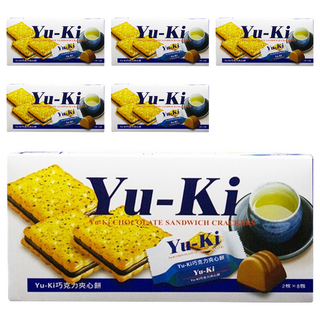 Yu-Ki 巧克力風味夾心餅, 2枚x8包, 150g, 6盒