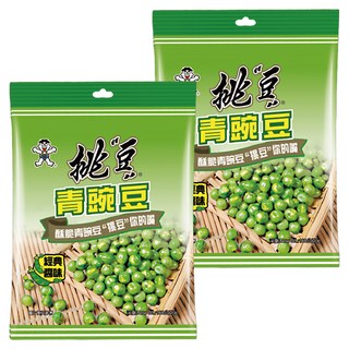 旺旺 挑豆青豌豆 經典醬味 160g 酥脆口感 獨立包裝 方便攜帶, 2包