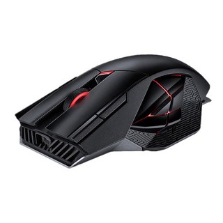 ASUS 華碩 滑鼠 原廠保固, ROG Spatha X, 黑色 + 紅色