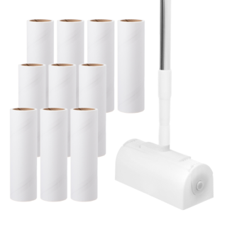 코멧 분리형 사선컷팅 테이프 클리너 핸들 + 리필 16cm x 12m 10개, 1세트