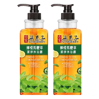 SOAPBERRY 古寶無患子 檸檬馬鞭草潔淨沐浴露, 含PCA-NA保濕因子 深層滋潤 提升肌膚保水度 添加3D鎖水靈 持久保濕 Q彈滑潤 柔嫩光滑, 750g, 2瓶