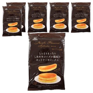 MORINAGA 森永 Q彈鬆餅粉 楓糖味 (150公克x4袋), 600g, 6袋