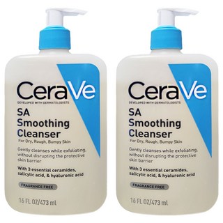 CeraVe 適樂膚 水楊酸煥膚淨嫩潔膚露, 473ml, 2瓶