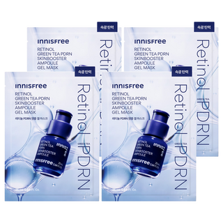 INNISFREE 台灣公司貨 1%A醇PDRN水光安瓶果凍面膜, 4個, 1個裝