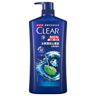 CLEAR 淨 男冰爽薄荷止癢型去屑洗髮乳, 1.2kg, 1瓶