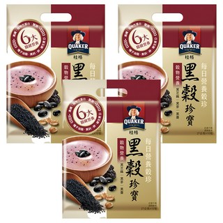 QUAKER 桂格 每日營養穀珍黑穀珍寶, 27g, 10包, 3袋
