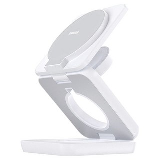 OWEIDA 歐威達 三合一折疊式磁吸無線充電站, 白色, 1個