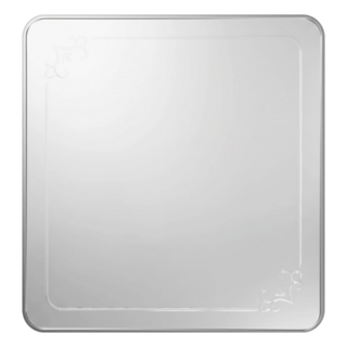 DAY & DAY 方形防霧鏡 可橫/直掛 80 x 60cm, 銀色