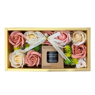 BAOYE 寶也 香氛蠟燭禮盒 香檳色, 1入