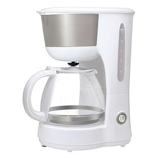 SANLUX 台灣三洋 六人份美式咖啡機 SYCM-016, 可拆卸式濾網, 漏斗，清洗方便, 650ml容量, 透明水位容量顯示, 1個, 白色
