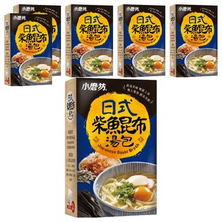 小磨坊 日式柴魚昆布湯包, 16g, 6盒