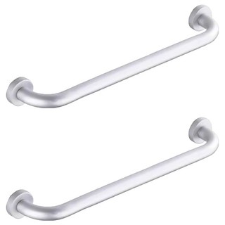 Ilovehome 鋁製現代浴室欄杆扶手 銀色, 2個