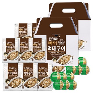 Haemalgeun Food 香脆烤明太魚乾 25g + 青陽醬油美乃滋醬 30g 套組, 12個, 55g