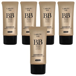 LAIKOU萊蔻 多效修護隔離BB霜 50g 01自然色 打造自然透亮底妝, 5條