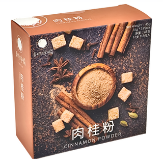 香料共和國 肉桂粉 45克 100%頂級肉桂研磨製成 無防腐劑 無人工添加, 15g, 1盒