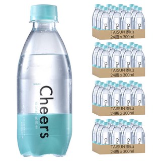 TAISUN 泰山 CHEERS 氣泡水, 300ml, 96瓶