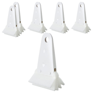 mameita 電風扇清潔刷 日本製造 含橡膠粒子無紡布, 白色, 6個