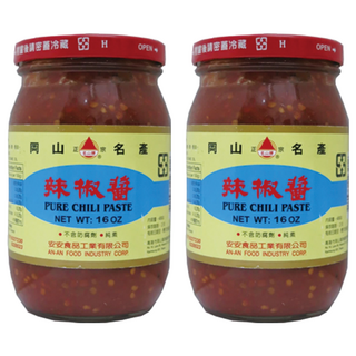 名山牌 安安辣椒醬 純素, 450g, 2罐