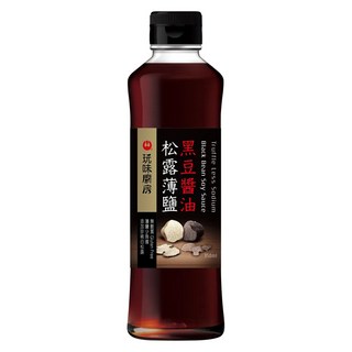 萬家香 玩味廚房松露薄鹽黑豆醬油 使用珍稀白松露與黑松露 無麩質醬油, 350ml, 1瓶