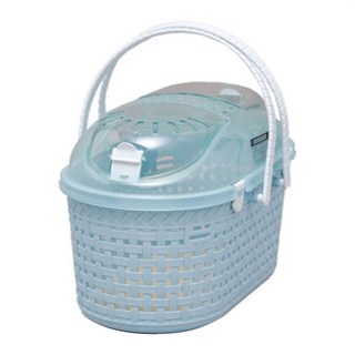 IRIS OHYAMA 愛麗思歐雅瑪 寵物外出提籃 MPC450-17, 淺藍色, 1個