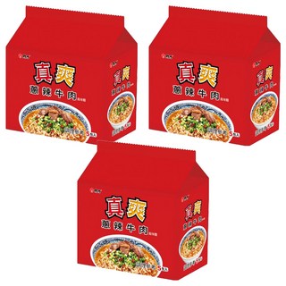 維力 真爽 蔥辣牛肉風味麵 75g, 15包