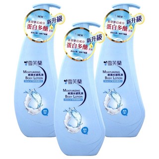 雪芙蘭 輕潤水感乳液 添加蛋白多醣、綿羊油與蘆薈露 深層滋潤保濕, 300ml, 3瓶